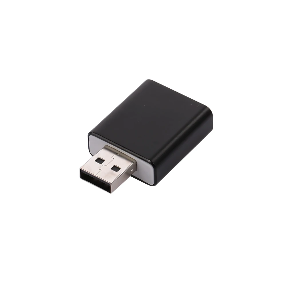 Алюминиевый сплав USB внешний стерео звуковой адаптер USB Аудио Звуковая карта Виртуальный 7,1 микрофонный конвертер с 3,5 мм разъемом