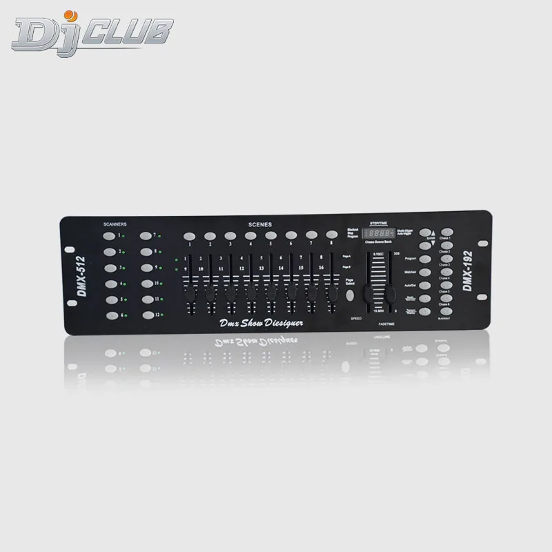 192 Dmx Controller Dj Equipment Dmx 512 Console Stage Lighting For Led Par Moving Head Spotlights Dj Controlle