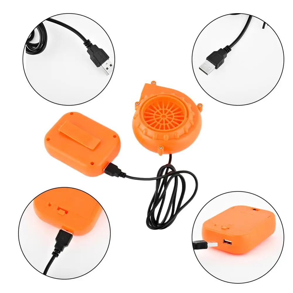USB DC 6 в портативный мини электрический вентилятор воздуходувка Кукла талисман
