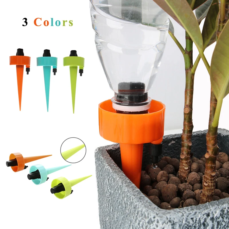 

12Pcs Automatic Watering Kits Garden Supplies Irrigation Adjustable Stakes Device System Houseplant Spikes Plant Potted Flower
