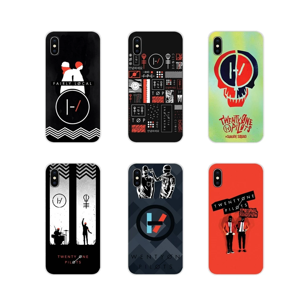 Прозрачные чехлы из ТПУ для Huawei Honor 4C 5C 6X 7 7A 7C 8 9 10 8C 8S 8X 9X 10I 20 Lite Pro Twenty One Pilots 21 music band |