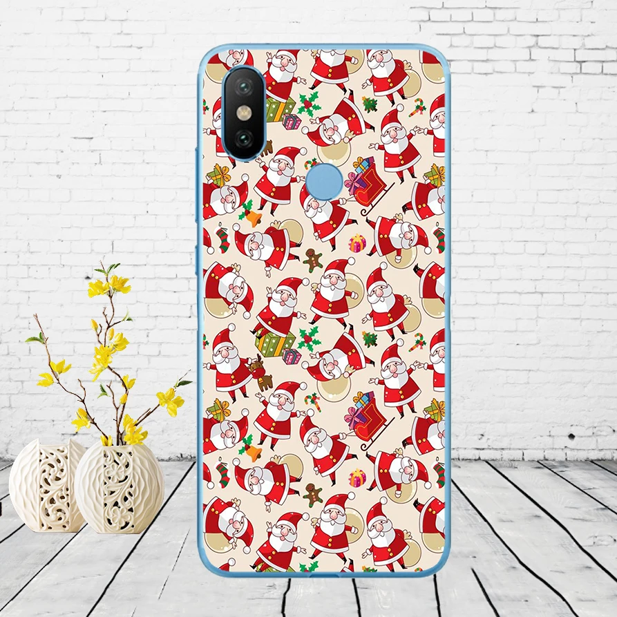 301DD Рождественский шар Новогодний подарок Мягкий силиконовый чехол для Xiao mi Red mi 6 6a mi 8 a2 lite note 5 6 pro 7 Case