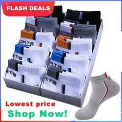 10Pair Men High Quality Ankle Socks Deodorant Breathable Sports Socks Low Cut Short Sports Cotton Socks Funny Socks