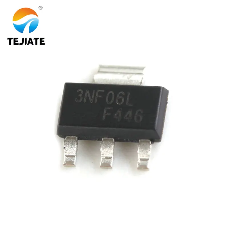 5-uds-3NF06L-STN3NF06L-SOT-223-60V-4A-MOS-FET