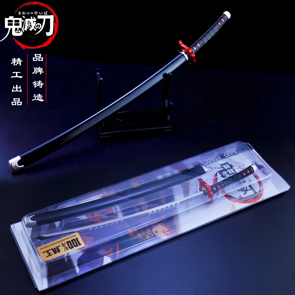Cosplay&ware 255mm Anime Demon Slayer Cosplay Props Kimetsu No Yaiba Kamado Tanjirou The Katana Wheel Sword With Sheath Decoration -Zentai shop online Hfe646d31f212473fbfb72351e970cd418.jpg