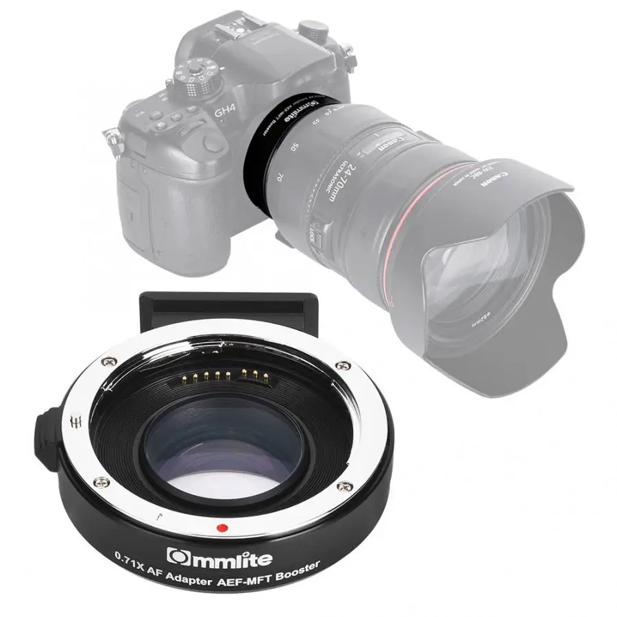 Commlite держатель объектива EF/EF-S-M4/3 переходное кольцо для объектива Canon EF для объектива M4/3 камеры s Автофокус аксессуары для объектива камеры