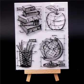 

New Alphabet Transparent Silicone Clear Rubber Stamp Sheet Cling Scrapbooking DIY Cute Pattern Photo Album PaperCard Decor