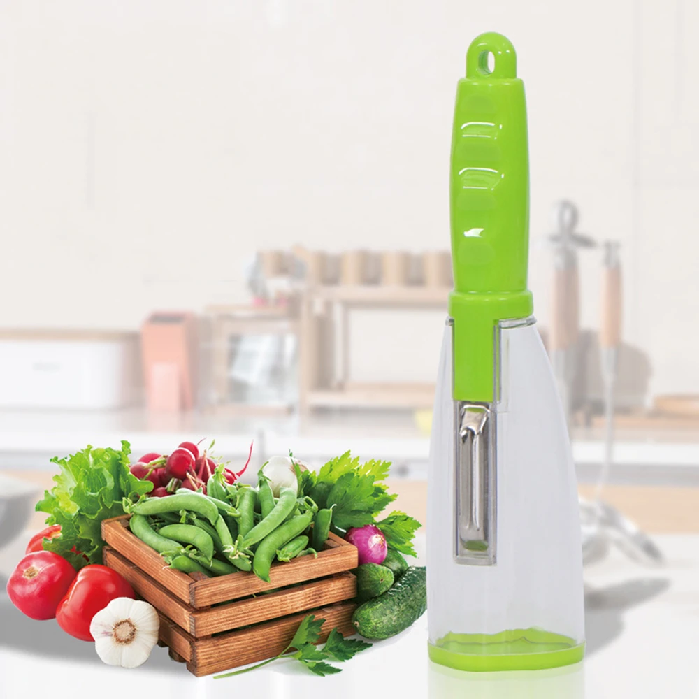 Stainless Steel Storage Peeler With Container For Fruits And Vegetable