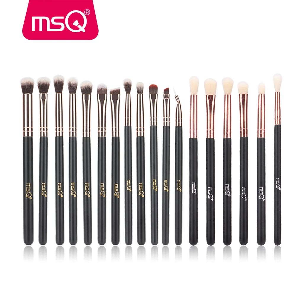 MSQ 6pcs 12pcs 18pcs 전문 아이 메이크업 브러쉬 세트 아이 섀도우 블..