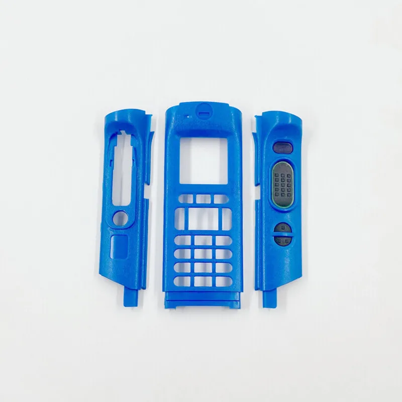 Blue Walkie Talkie Replacement Repair Housing Cover Case Kit For APX8000 APX6000 Model 3 M3 Full-keypad Portable Radio