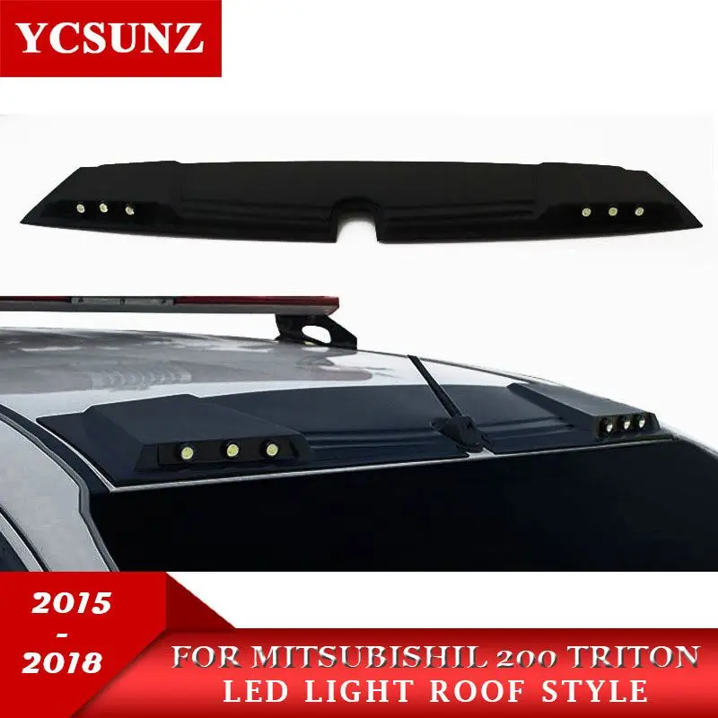 Светодиодные фары Raptor 2016 2019 для Mitsubishi l200 Triton 2017 передний спойлер на крышу Mitsubshi L200