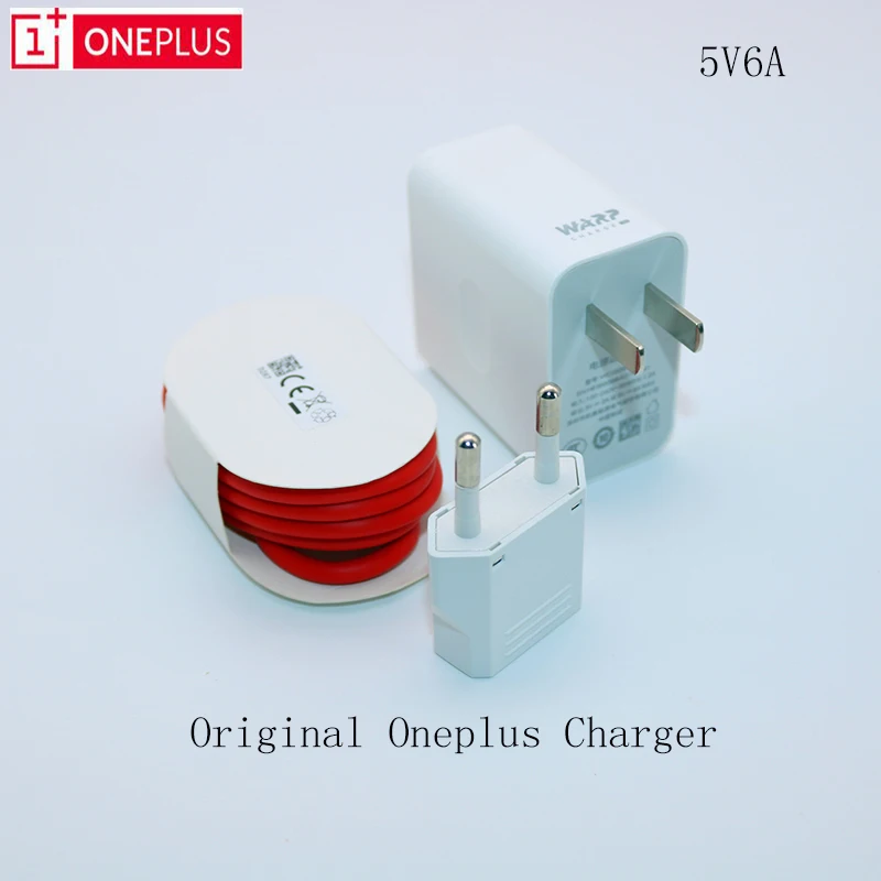 OnePlus Warp Charge 30 адаптер питания Warp 30 Вт США зарядное устройство 5V6A MAX type C/USB кабель Быстрая зарядка 30 Вт для OnePlus 7 Pro