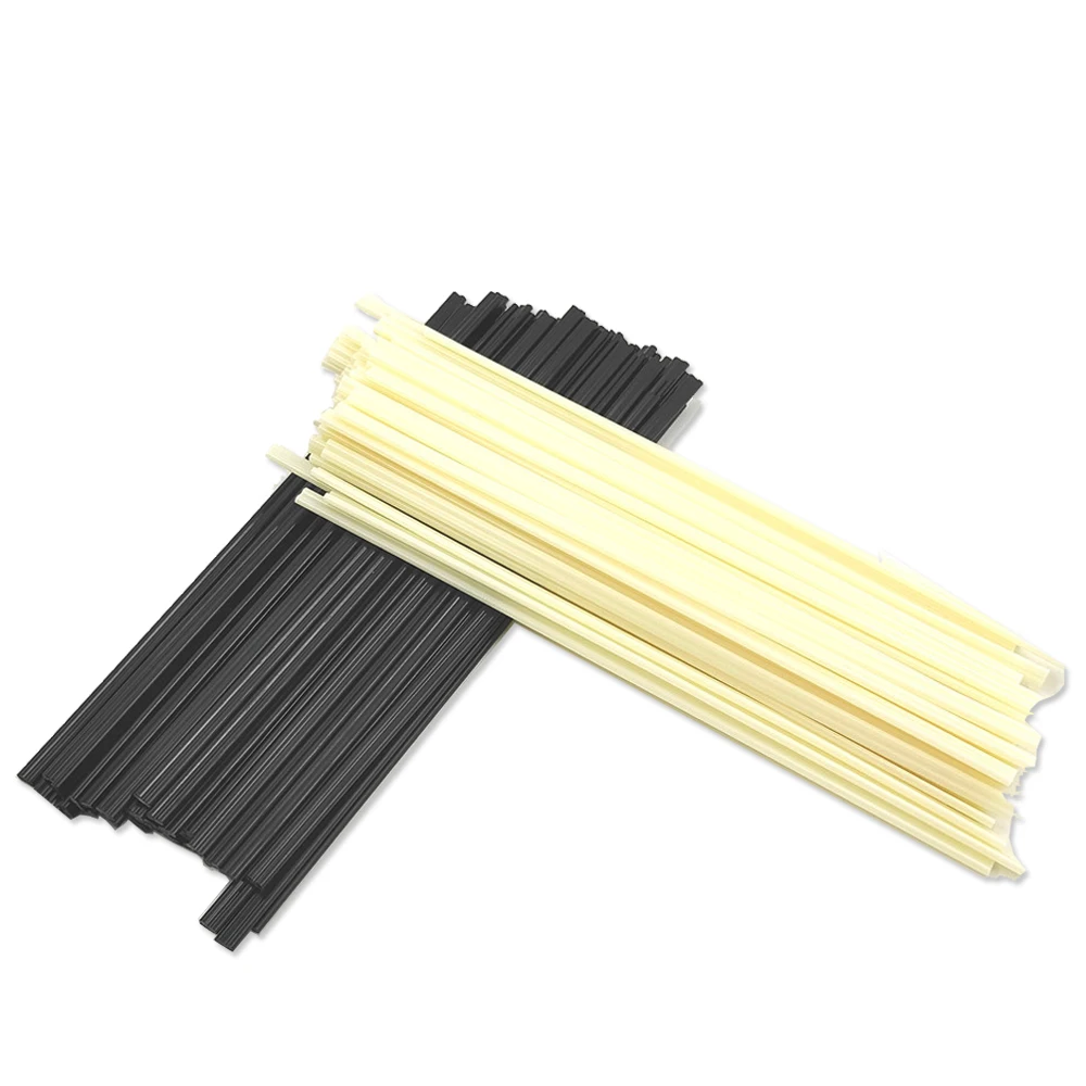 Black/Beige Length 20cm ABS Plastic Welding Rods 5x2mm for Car Bumper Repair Tools Hot Air Welder Machine Gun