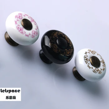 

pink gold black white ceramic drawer shoe cabinet tv cabinet dresser cupboard bathroom cabinet kitchen cabinet knob pull handle