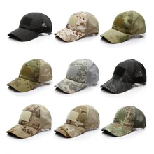 Летняя уличная камуфляжная тактическая сетчатая бейсбольная кепка в армейском стиле США, цифровая Кепка ACU Special Force, Зеленая Бейсболка, уличная Маскировочная Кепка