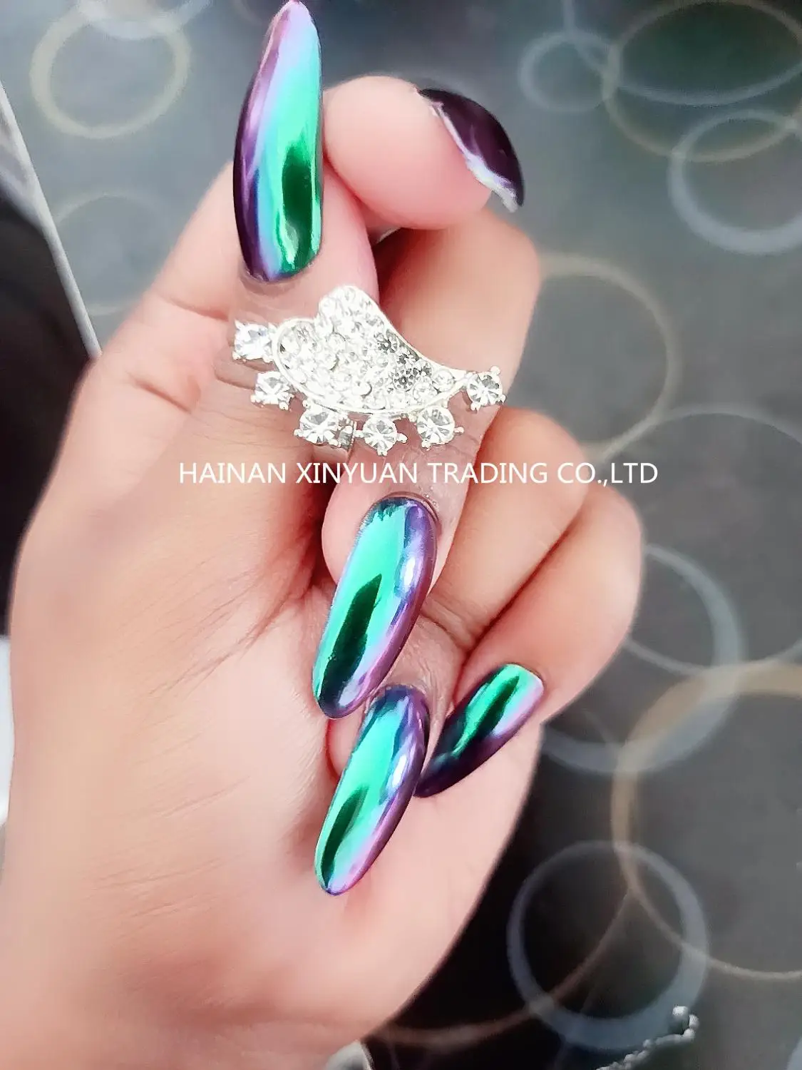 0.5g/0.2g High Grade Chameleon Powder Color Change Mirror Pigment Nails Glitter Sequins Nail Art DIY for Gel Polish | Красота и