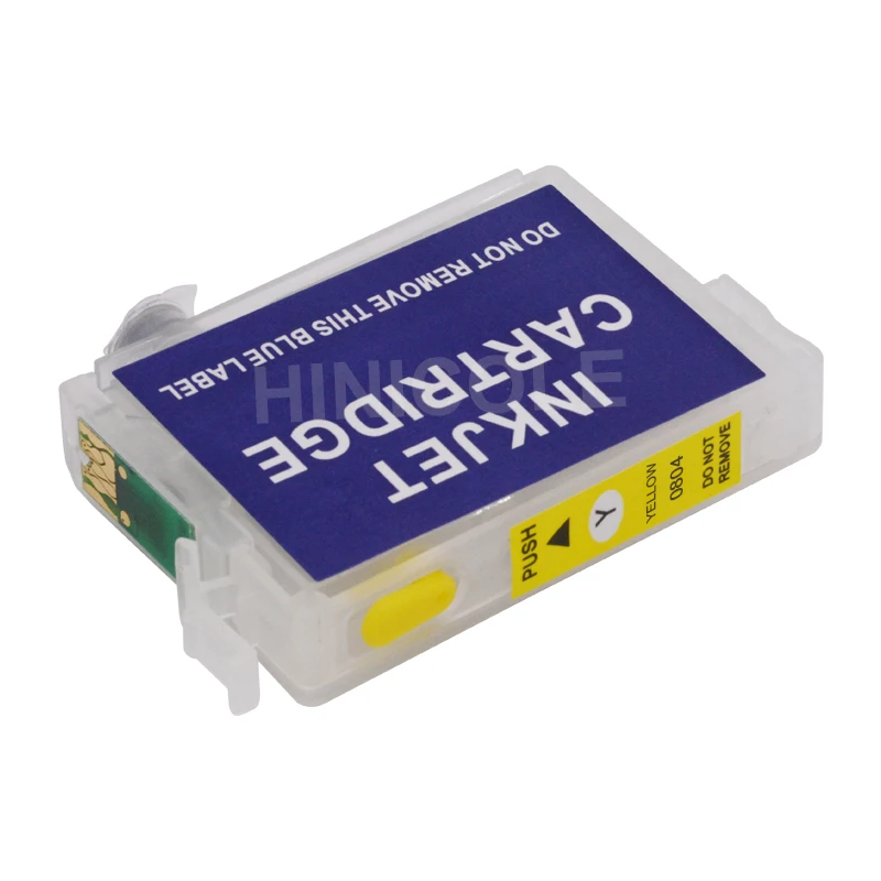 Hinicole перезаправляемый картридж для чернил Stylus Photo P50 T59 R265 270 285 290 360 картриджи для принтеров Epson T0801