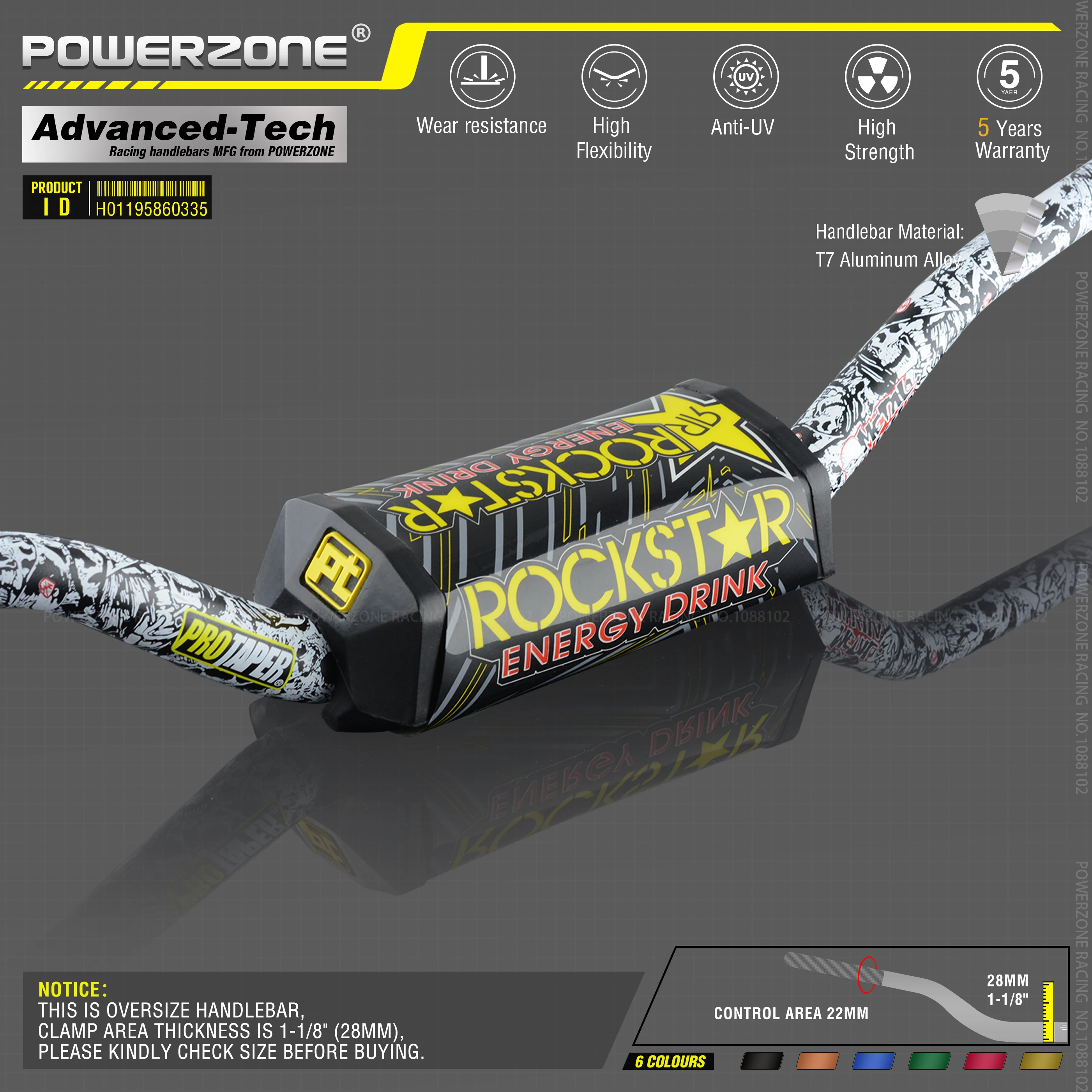Руль для Pro Taper Pack Bar 1-1/" Классическая дверная ручка барные Колодки Ручки Pit Pro Racing Dirt Pit Bike мотоцикл с адаптер cnc