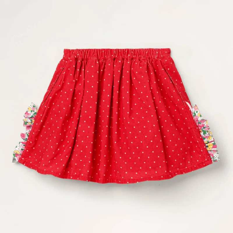 Red Tutu Unicorn Cute Skirt for Girls 2 to 7 Years Summer Mini Casual Skirt Clothes Lovely Baby Girls Wear