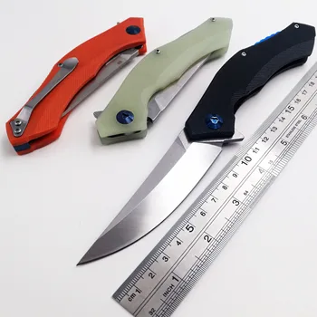 

Blue Moon Folding Knife D2 Blade Ball Bearing Tactical Pocket survival Knives Outdoor Camping Hunting Utility Knife EDC Tool OEM