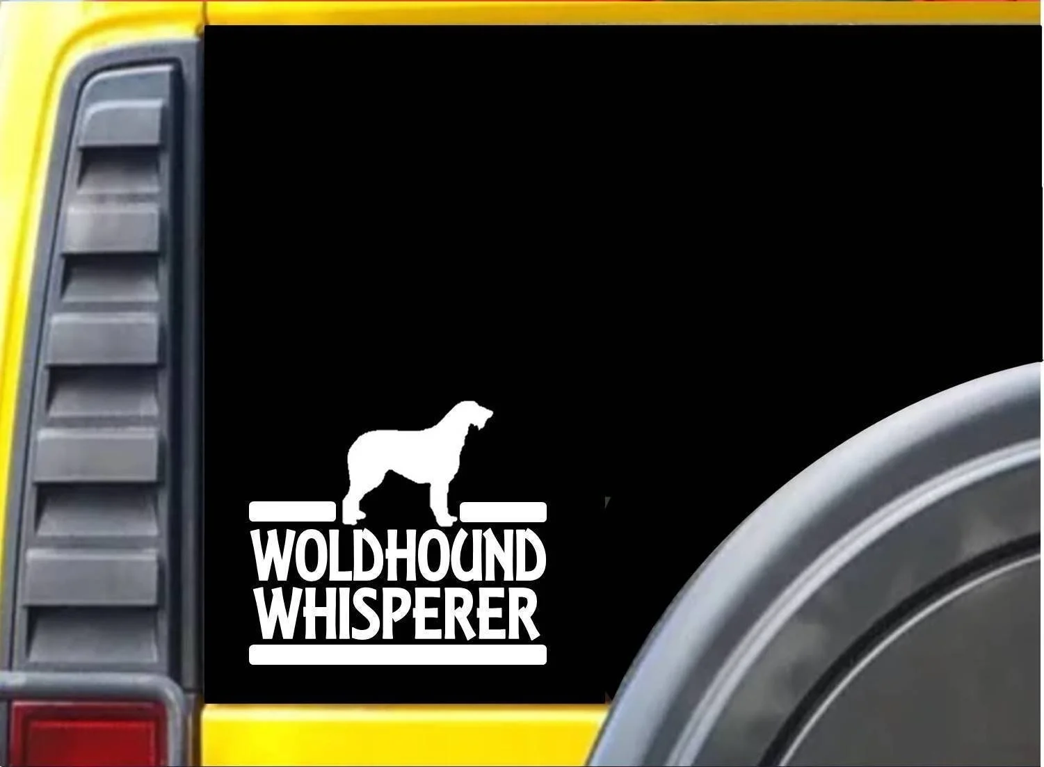 Ирландским волкодавом заклинатель Стикеры J836 6 дюймов наклейка на компьютер