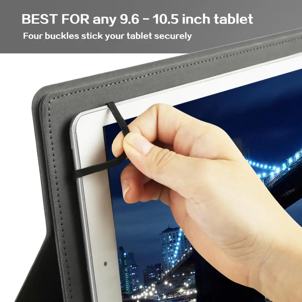  Bluetooth Backlit Keyboard Case for Samsung Galaxy Note 10.1 Tab S Tab A 10.1