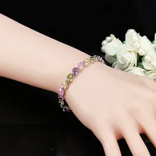 Горячая Распродажа, элегантные браслеты в виде листьев для тенниса, женские браслеты из розового золота и серебра, браслет на цепочке и браслет в Европейском/американском стиле, ювелирные изделия