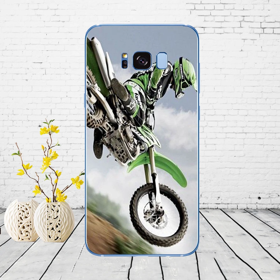 1 49DD moto cross dirtbikes Мягкий силиконовый чехол для Samsung Galaxy S6 S7 edge S8 S9 S10 plus A70 A50 чехол - Цвет: 1