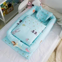 Детская переносная люлька, спальная корзина, кровать для новорожденных, Складная Многофункциональная Защитная люлька YHM004