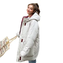 Новое зимнее женское пальто в Корейском стиле, свободное короткое хлопковое пальто, куртка, зимнее пальто, пуховик, зимняя куртка, Женская парка 922