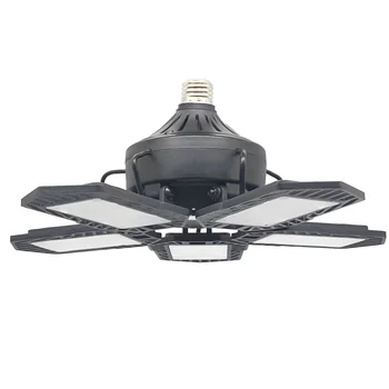 

E26 E27 150W Ultra Bright Warehouse 15000LM Deformable Lamp Ceiling Lighting 5-leaf Daylight Folding LED Garage Light AC85-265V