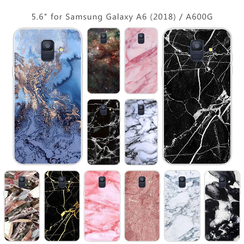 Тонкий ТПУ чехол для телефона Samsung A600G прозрачные гибкие силиконовые чехлы Galaxy