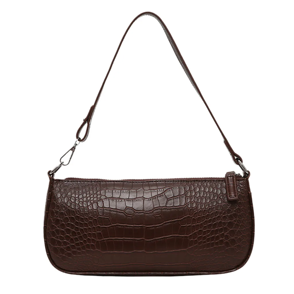 Новые Элегантные дизайнерские женские ретро кожаные женские сумки-мессенджеры на застежках женские повседневные Простые Наплечные сумки# T2 - Color: Brown