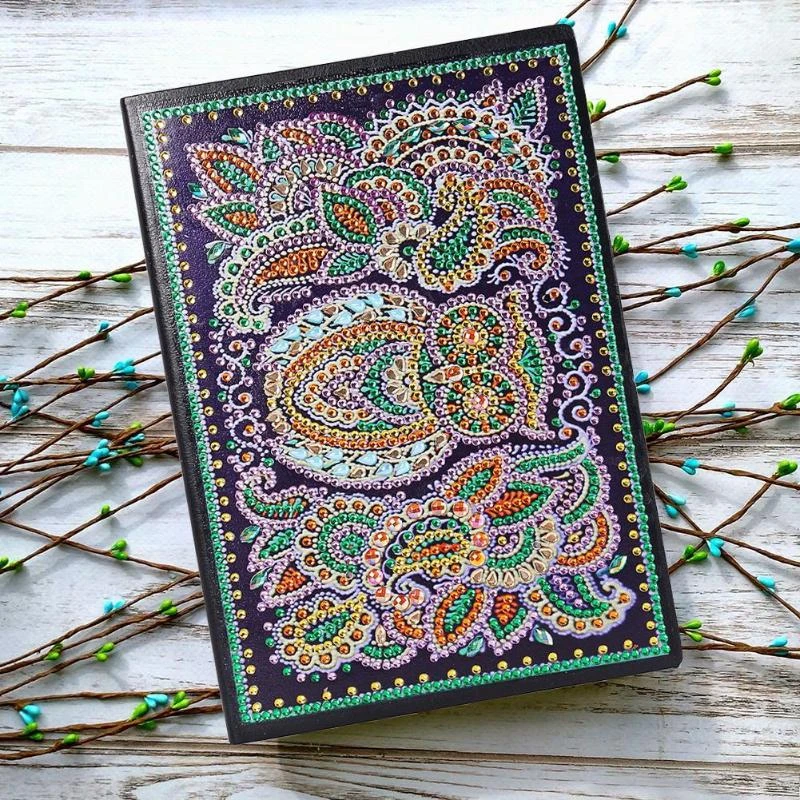 5D DIY Mandala Special Shaped Diamond Painting Notebook Diary Book Sketchbook 5D DIY Mandala Special Shaped Diamond Painting Notebook Diary Book Sketchbook