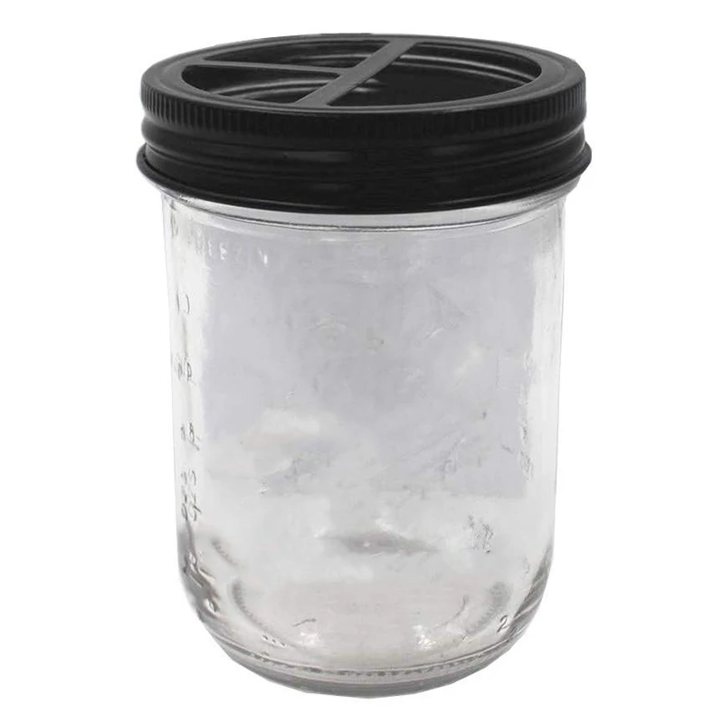 2 шт. держатель для зубной щетки Mason Jar крышка-ржавчина-нержавеющая сталь дом Ванная Комната Столешница Декор-для широкий рот мяч Рождество