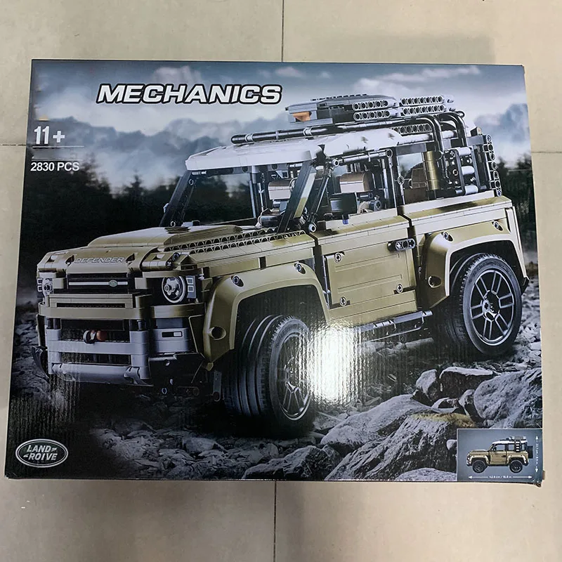 Новинка 42110, 2830 шт, Creator Ideas Technic, серия SUV Defender, строительные блоки, кирпичи, детские игрушки, рождественский подарок