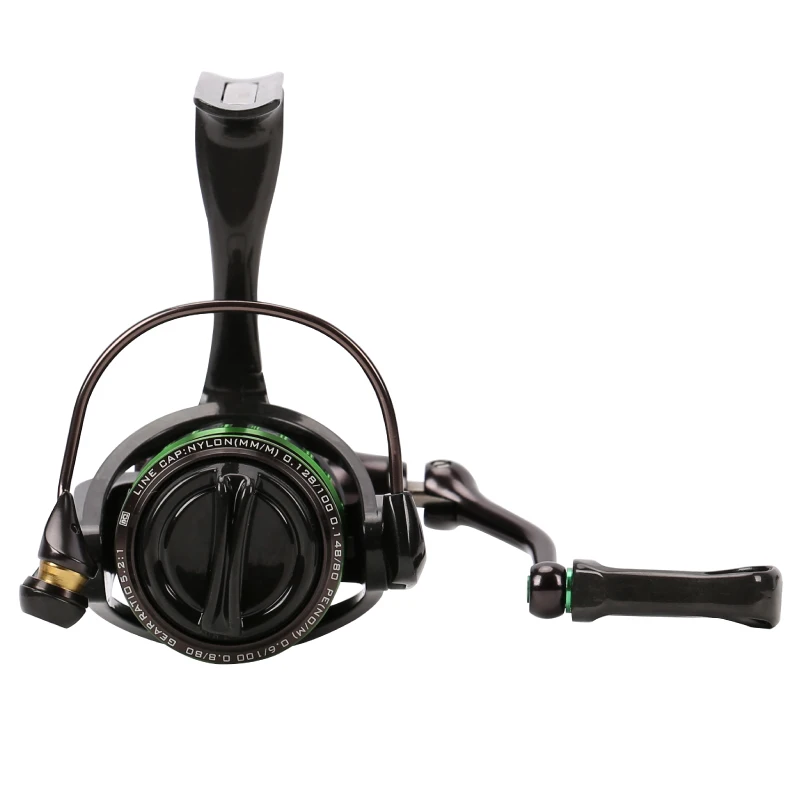 Спиннинговая катушка TSURINOYA KINGFISHER 800/1000/1500/1500S 11BB/5 2: 1 рыболовная с Карбоновым