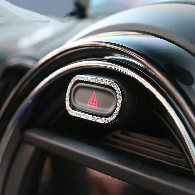 Яркие блестящие автомобильные наклейки на центральную консоль с прозрачной