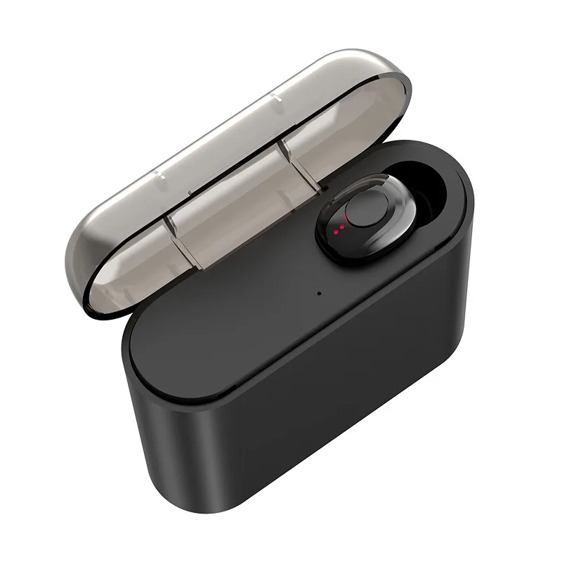 Black.1 Tkey X18 Bluetooth беспроводные наушники мини Зарядка Наушники стерео звук наушники для Iphone Xiaomi huawei Oppo смартфон - Цвет: Black.1