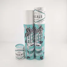 500 шт/партия биоразлагаемая бумага трубка упаковка Высокое качество длинный круглый плакат почтовая бумага трубки заказной печатный логотип