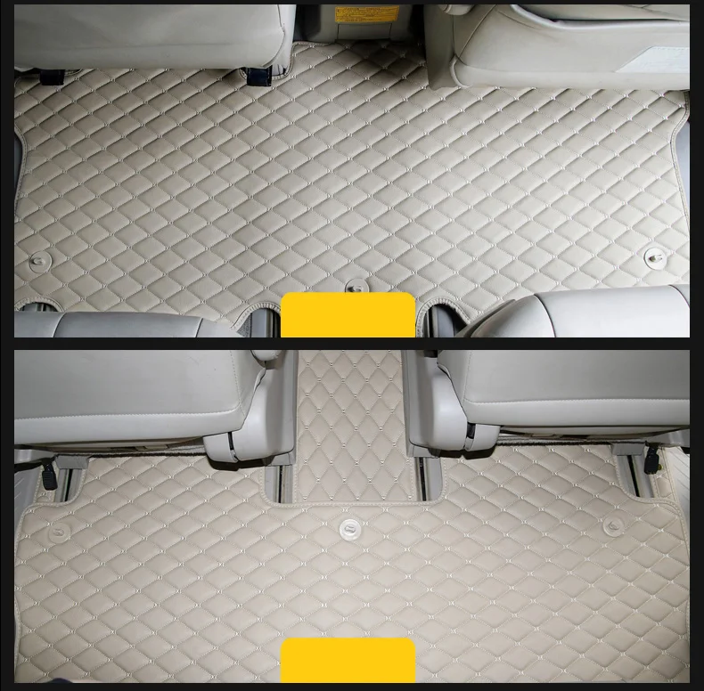 Кожаные автомобильные коврики для toyota previa Estima Tarago 2006- 2007 2008 2009 2011 2012 аксессуары