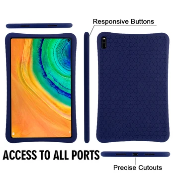 

For Huawei Matepad Pro (5G) 10.8 Inch Case Soft Matte Silicone Tablet Anti-scratch Protective Cover for Matepad Pro 5G 10.8 Case