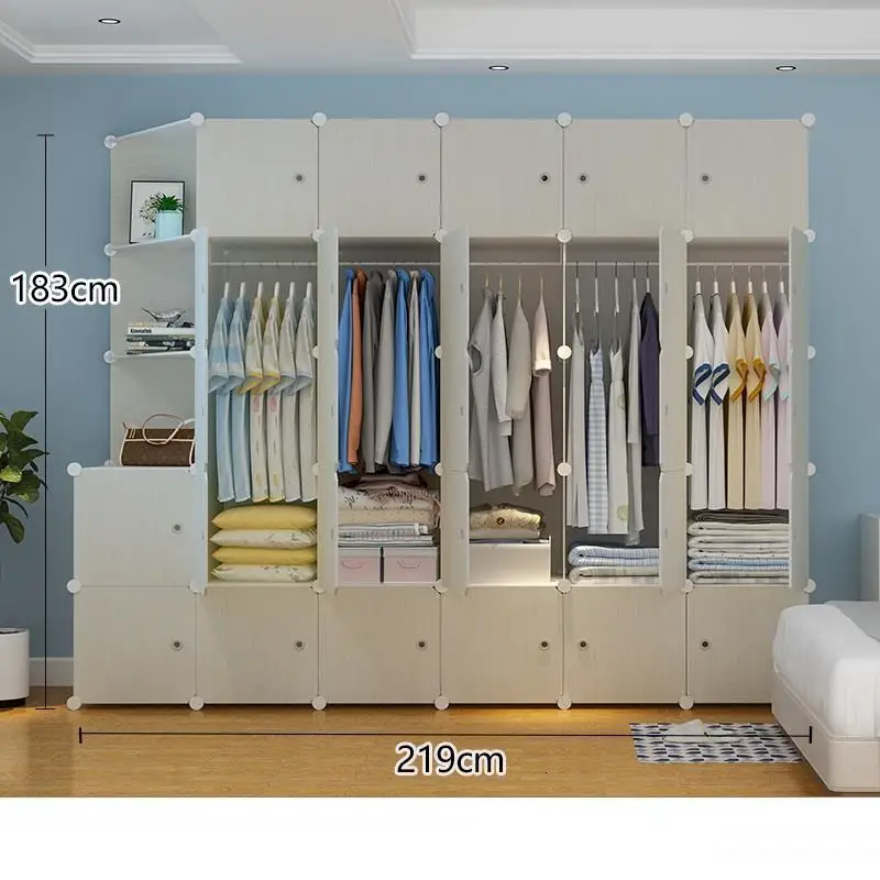 Guardaroba Ropero комод для Armario Armoire Rangement шкаф для хранения Mueble De Dormitorio мебель для спальни шкаф - Color: Version Q