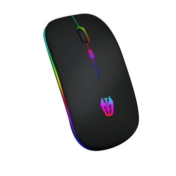 

2.4GHz Wireless Mouse 1600DPI Mouse Rechargeable Colorful Backlight Office Gaming Mice for Laptop PC Gamer
