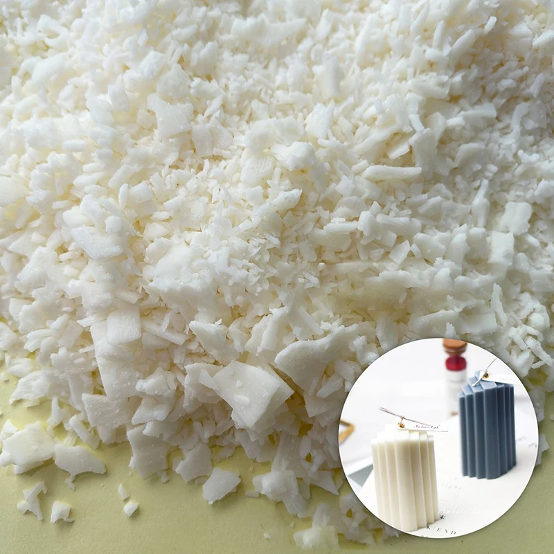 0.5/1KG Natural Soy Wax Candle Raw Material DIY Candle Making Supplies