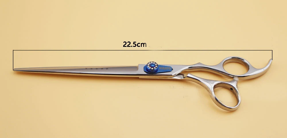 8 дюймов 440C Stianless стальная стрижка для домашних животных прямые ножницы острое лезвие высокого качества инструмент для ухода поставка ножницы для стрижки