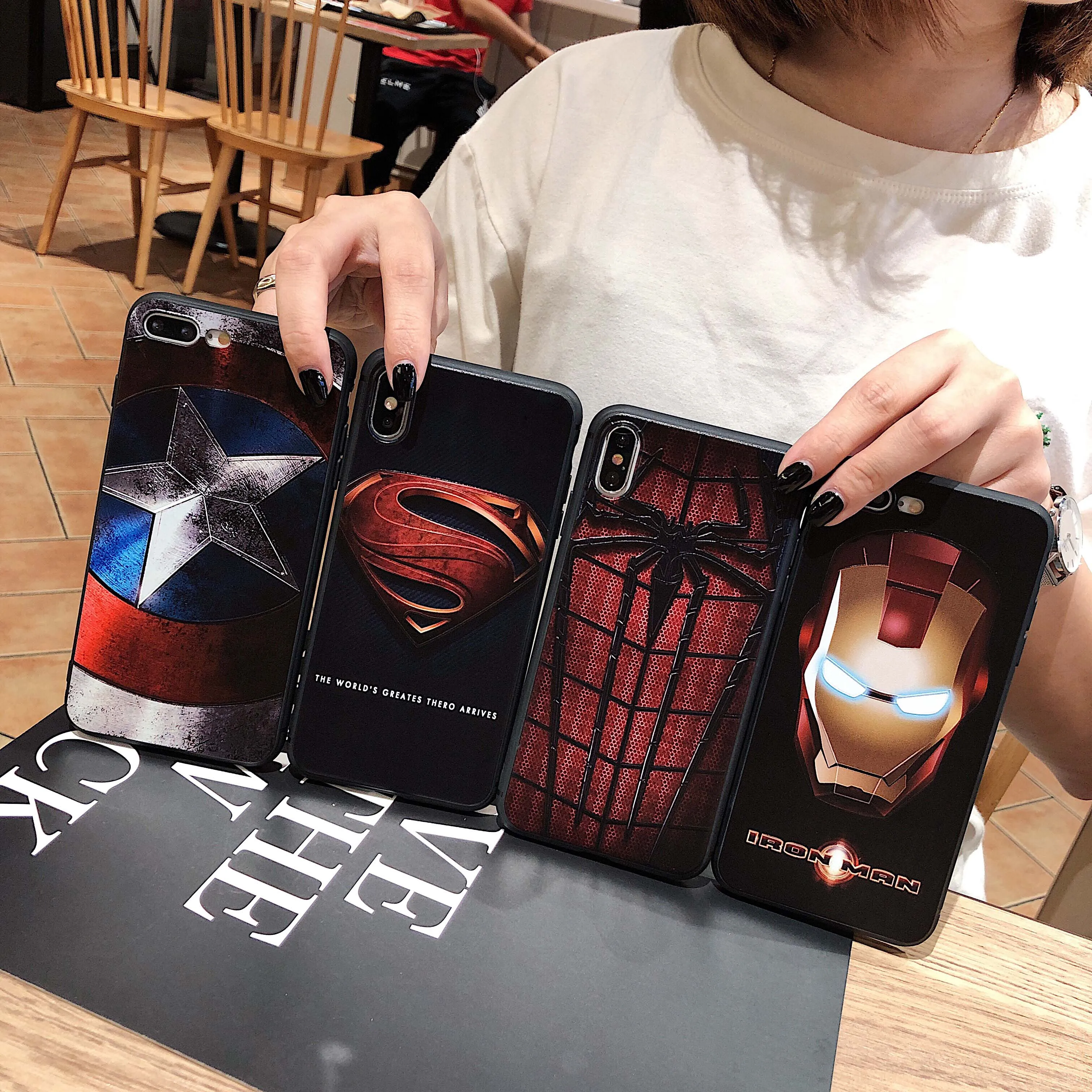 Abmos чехол для телефона Man Wei для iphone 7 8 6 6s plus чехол для iphone X Xs max XR 11 Pro Max