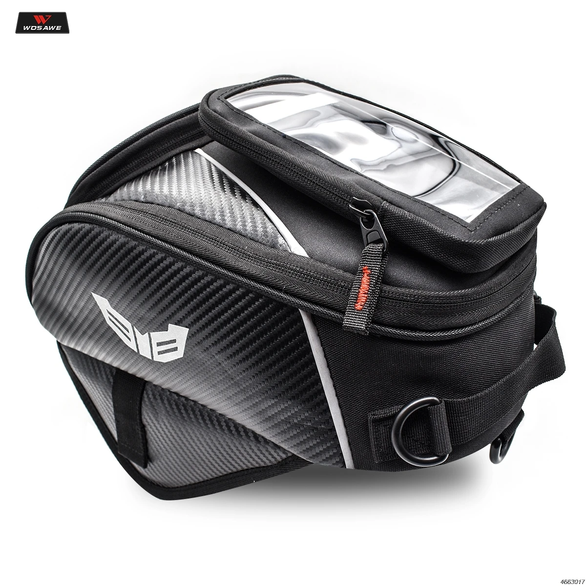 WOSAWE Магнитная сумка для мотоцикла сенсорный экран мобильный телефон