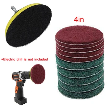 

M10 Adapter Sanding Polishing Backer Disc Scouring Pad 1/4\" Shaft Angle Grinder