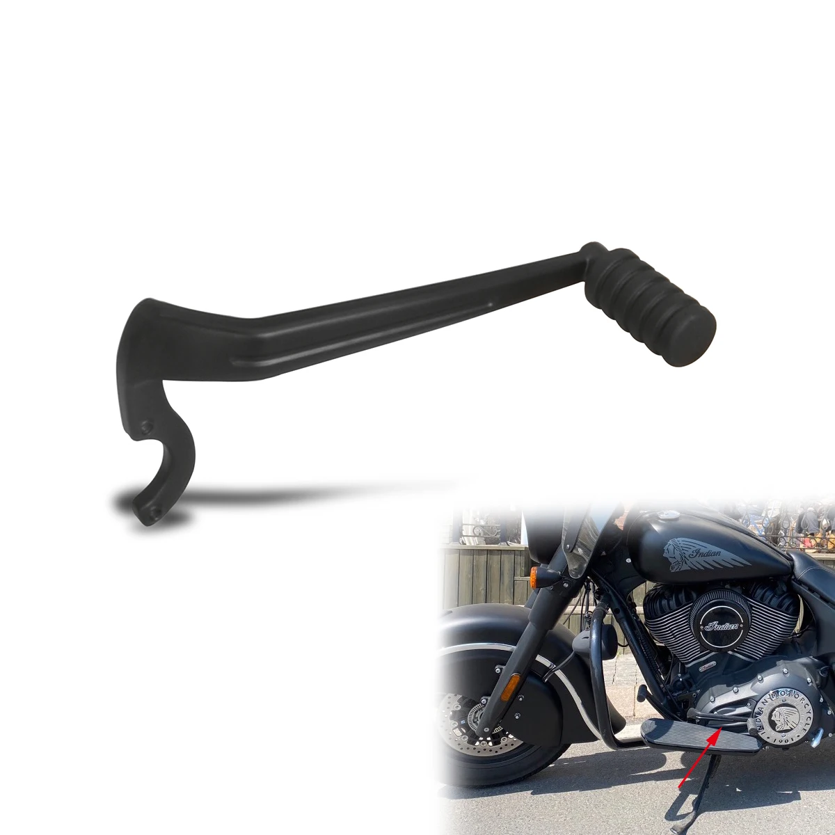 Motorcycle Black Foot Brake Gear Shifter Lever Pedal For Indian Dark